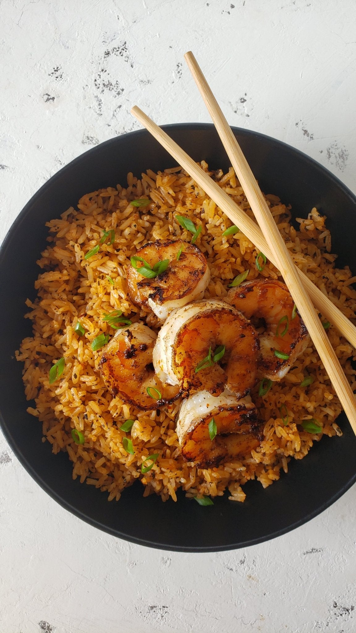 Red Smoke Rice & Honey Pepper Shrimp